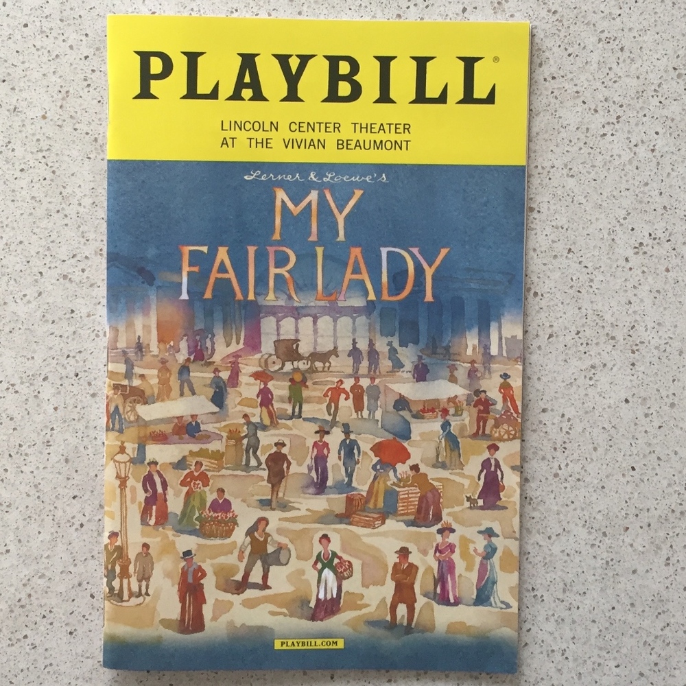 Playbill My Fair Lady Lauren Ambrose  Harry Hadden-Paton  Norbert Leo Butz 2018